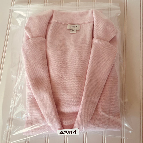 J. Crew Pink Sweater Jacket Shacket Size XL - Picture 9 of 10